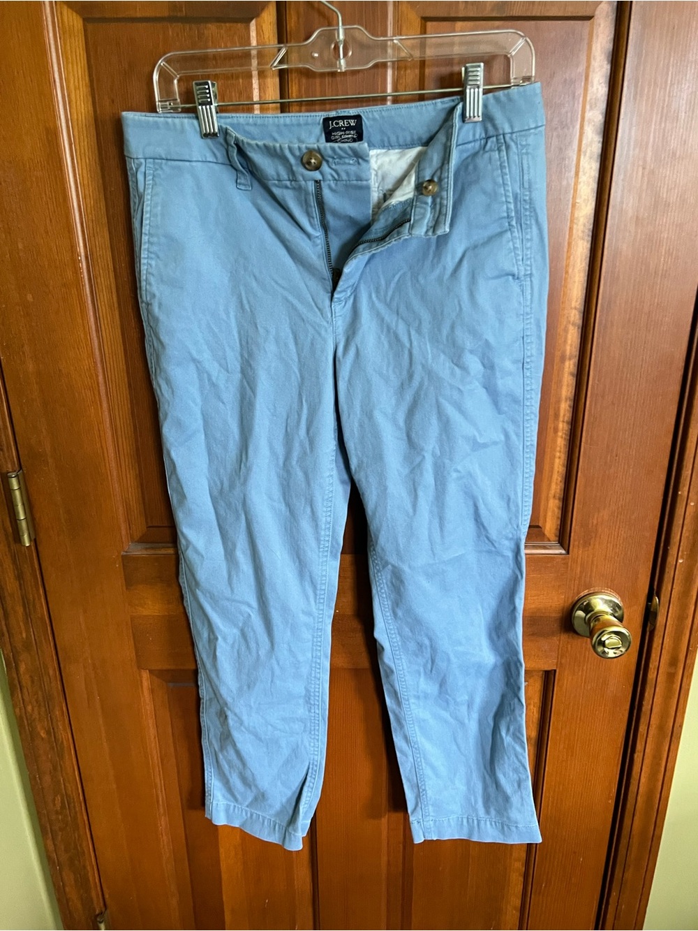 J. Crew Women’s Sky Blue Cotton Chinos